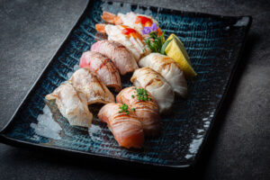 Aburi nigiri set 10tk