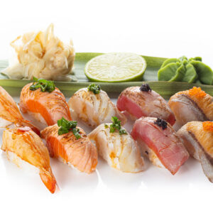 Aburi nigiri set 10tk