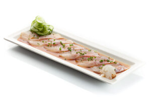 Sea bass usuzukuri sashimi