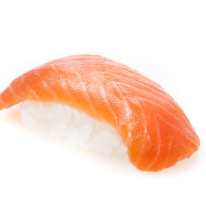 Smoked salmon nigiri