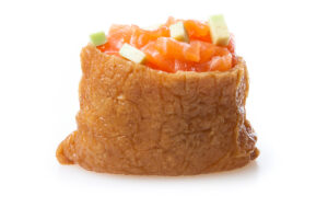 Inari with salmon