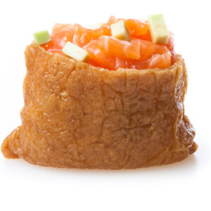 Inari with salmon