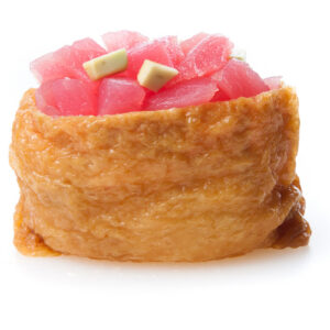 Inari with tuna