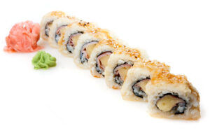 Tempura with cheese