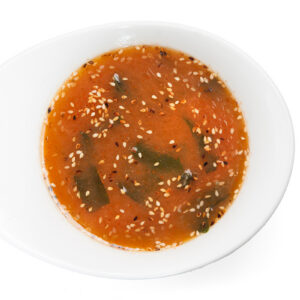 Kimchi soup with tofu