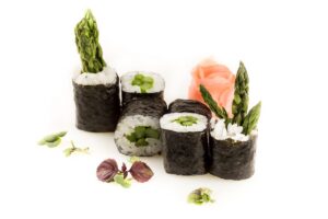 Asparagus hosomaki