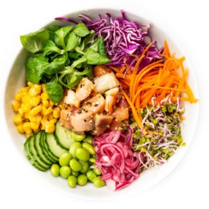 Fish mix poke