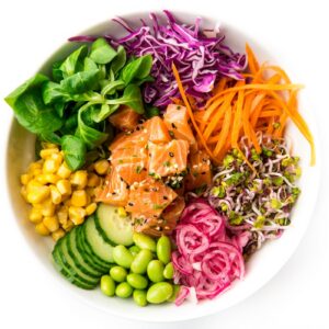 Salmon poke