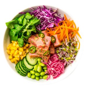 Tuna poke terav kastmega